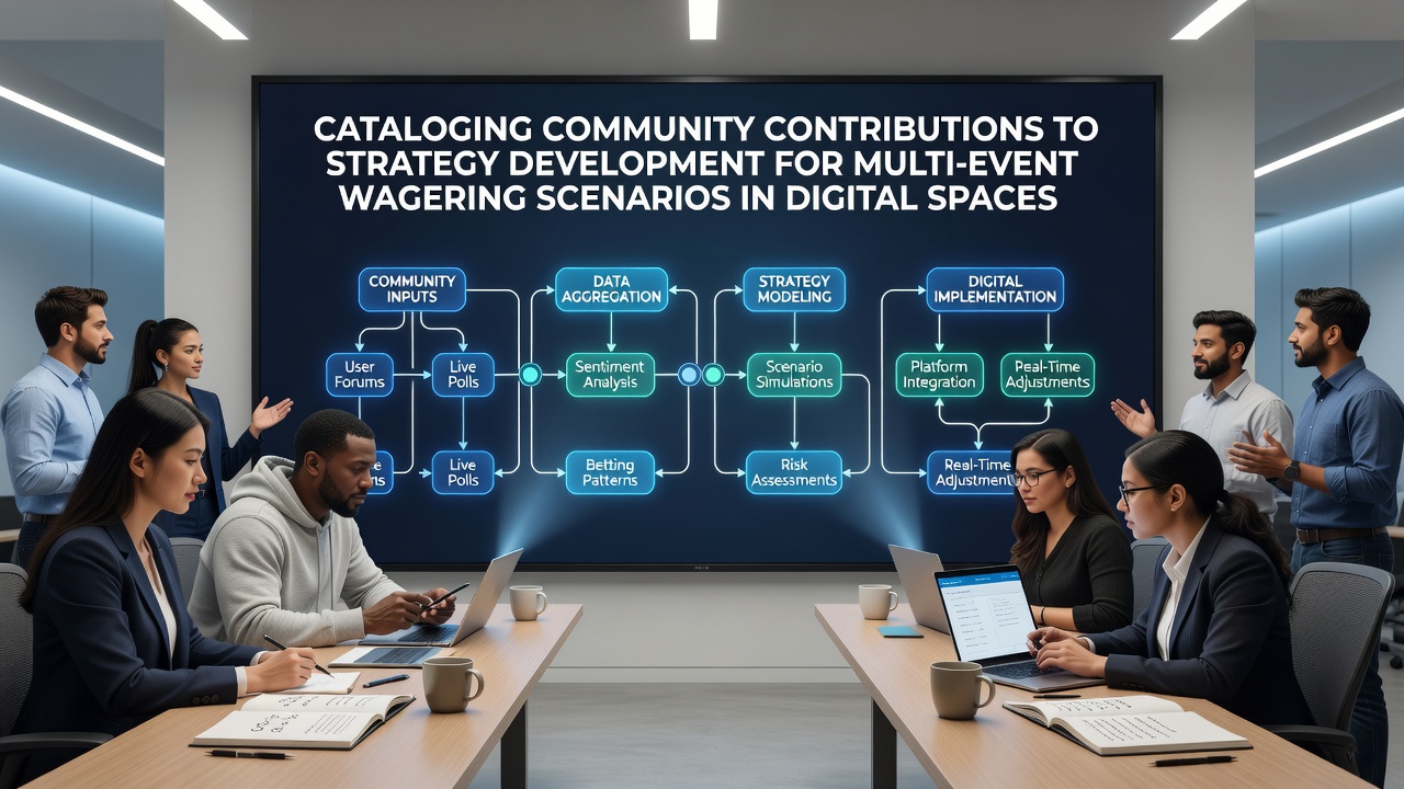 Community members collaborating on multi-event wagering strategies in digital forums