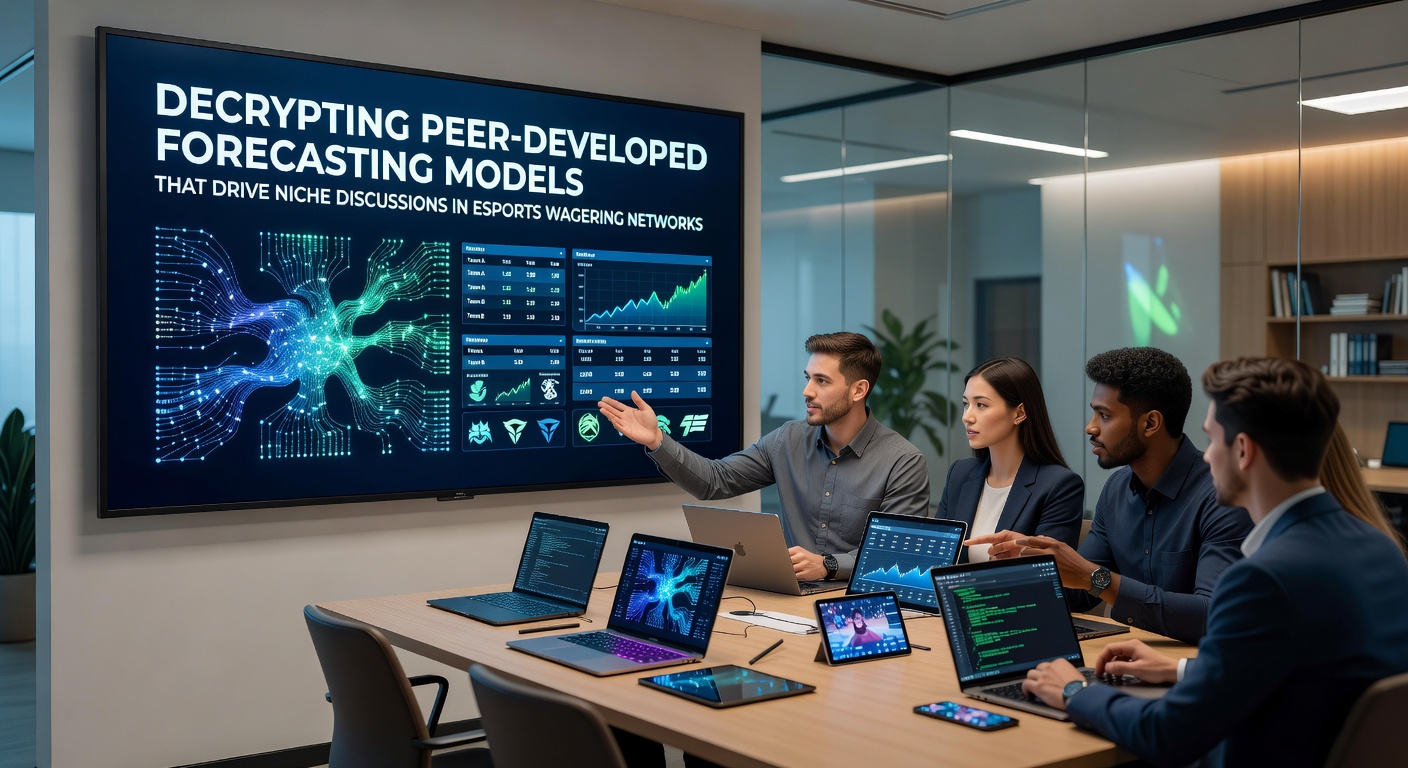 Detailed charts and graphs displayed during an esports betting model review session